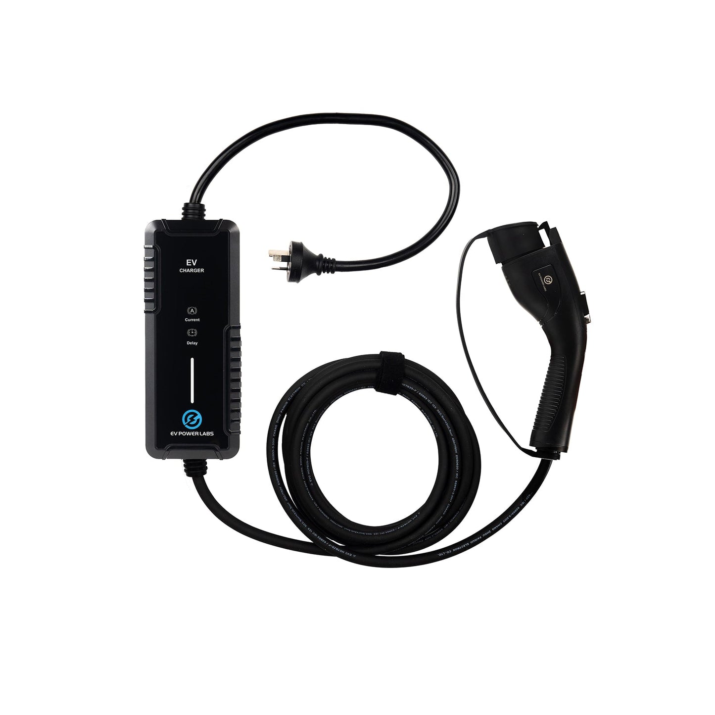 Type 1 Portable EV Charger w/ Screen | 6-16A (Adjustable) | EV Power Labs - Ev Power Labs