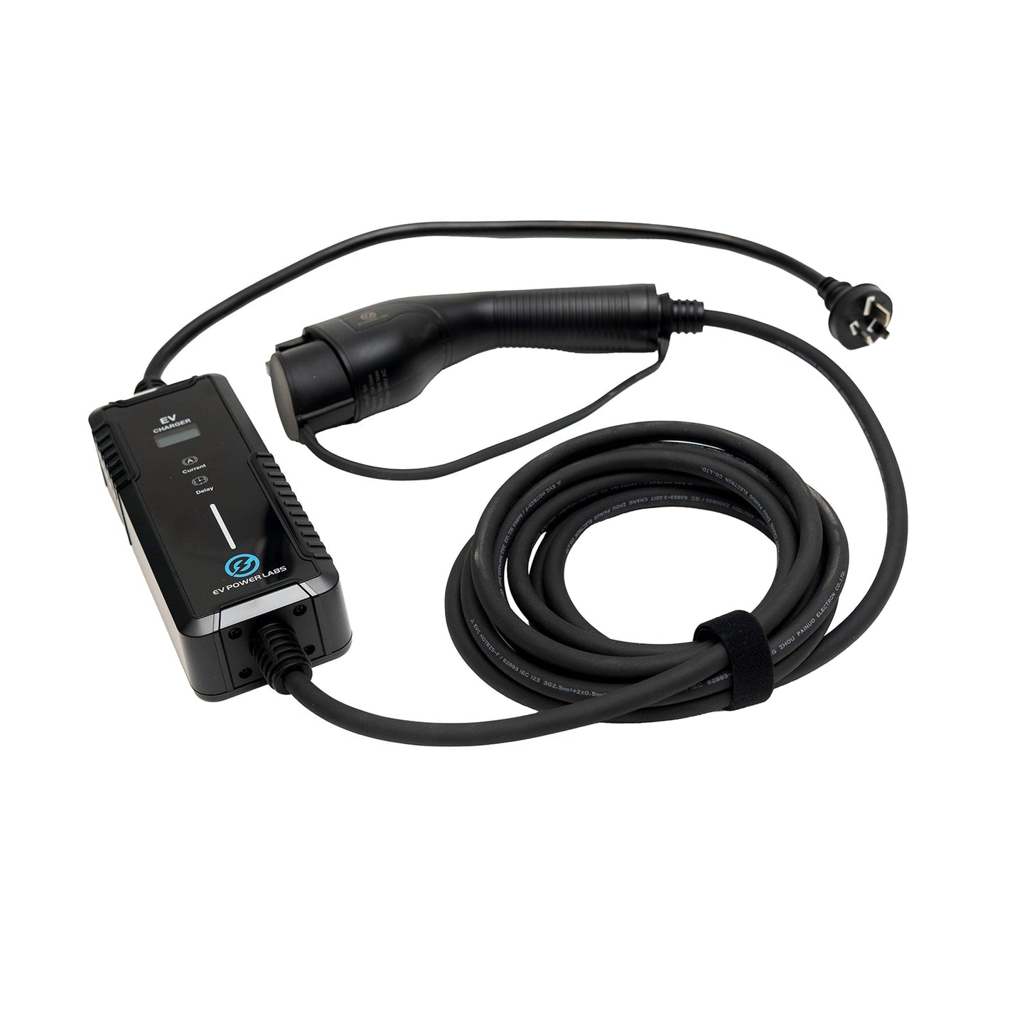 Type 1 Portable EV Charger w/ Screen | 6-16A (Adjustable) | EV Power Labs - Ev Power Labs